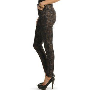 JUST FEMALE UK Pag HIGH WAIST Skinny Jeans SNAKE BRONZE Blue ( M )